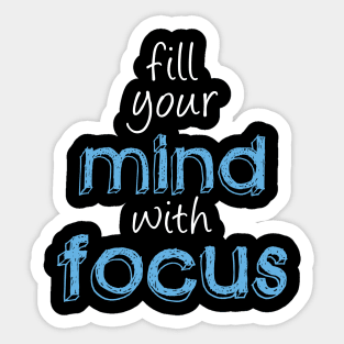 Mindset and Focus Sticker